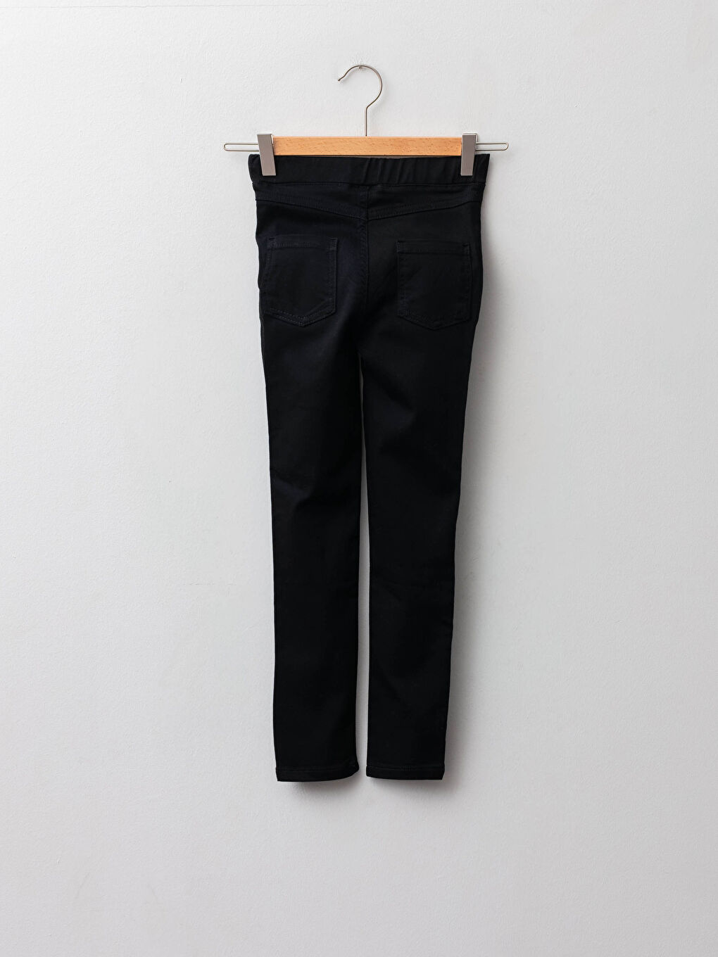 Slim Fit Gabardine Girl Trousers-1