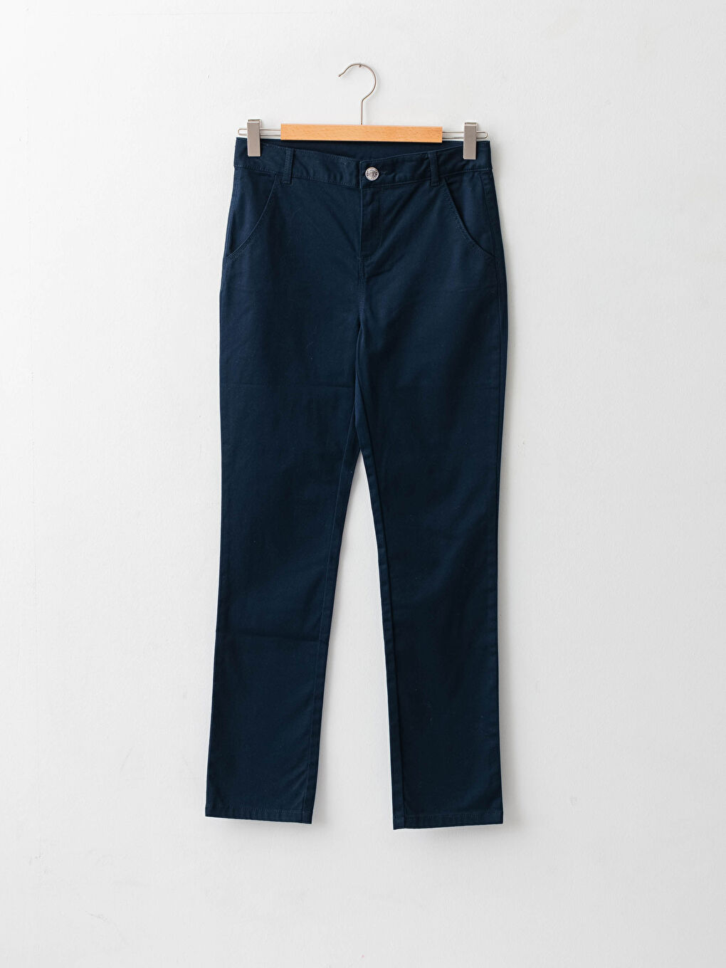 LCW Kids Schmal Geschnittene Gabardine Mädchenhose -W11584Z4-HRC