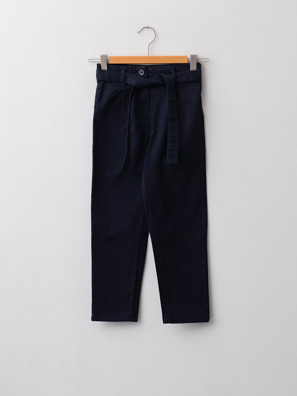 LC Waikiki Basic Cotton Girls' Trousers -W11595Z4-HRC