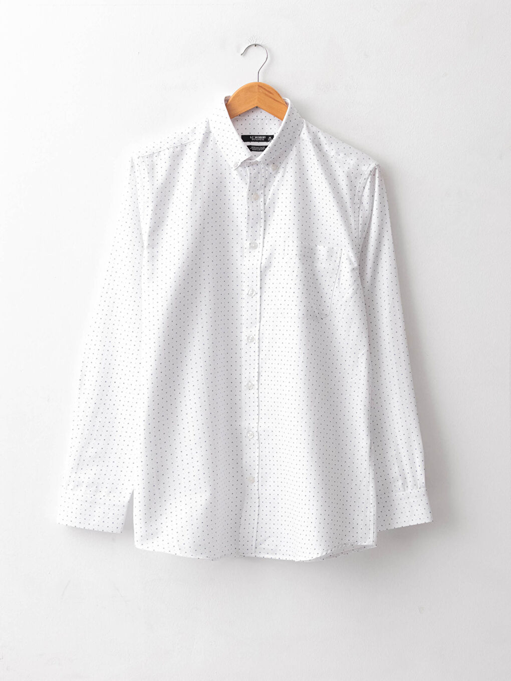 LCWAIKIKI Formal Regular Fit Long Sleeve Gabardine Men's Shirt -W11636Z8-LU7
