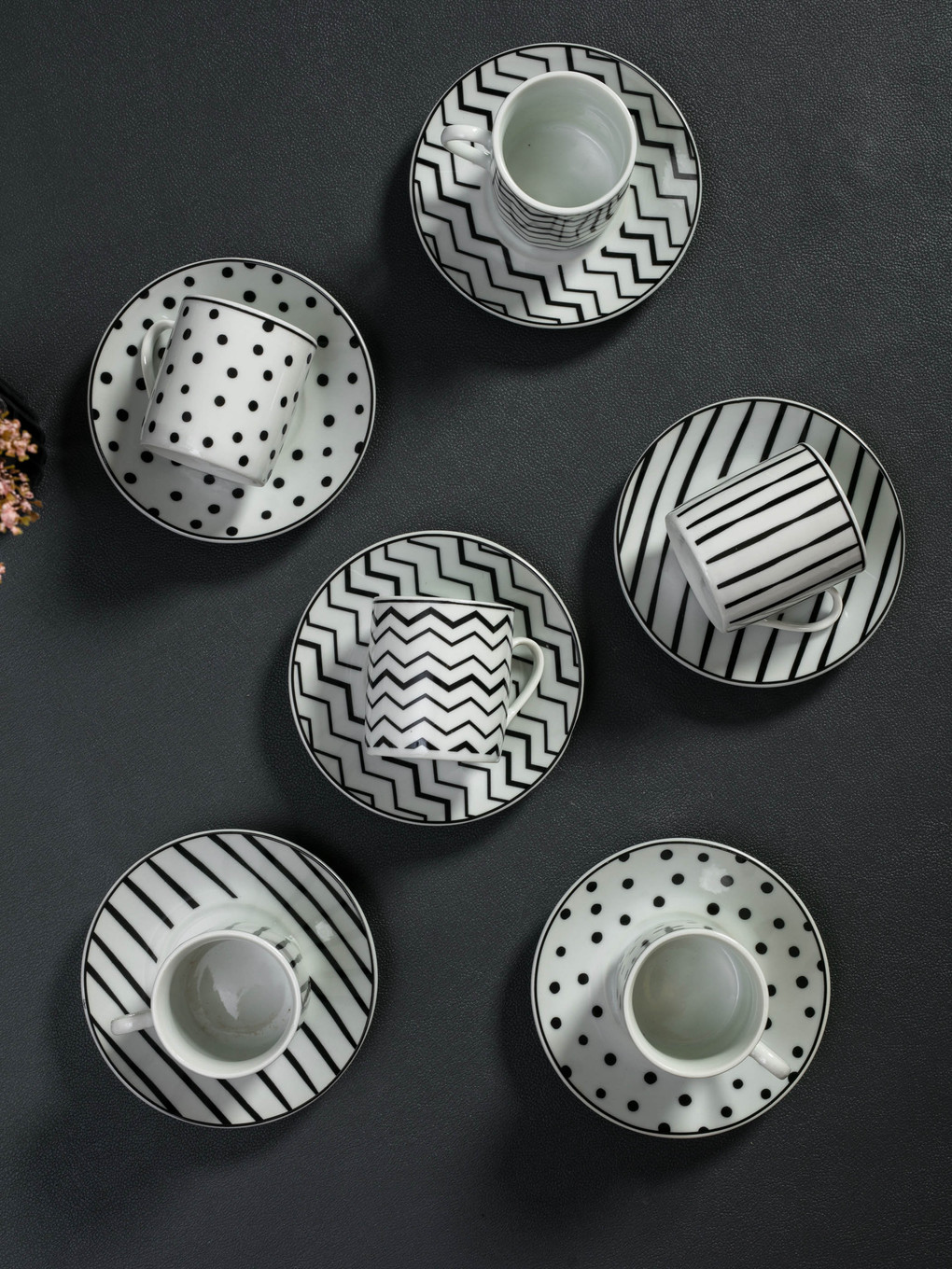 LCW HOME Printed Porcelain Turkish Coffee Cup Set Of 6 80 Ml ...