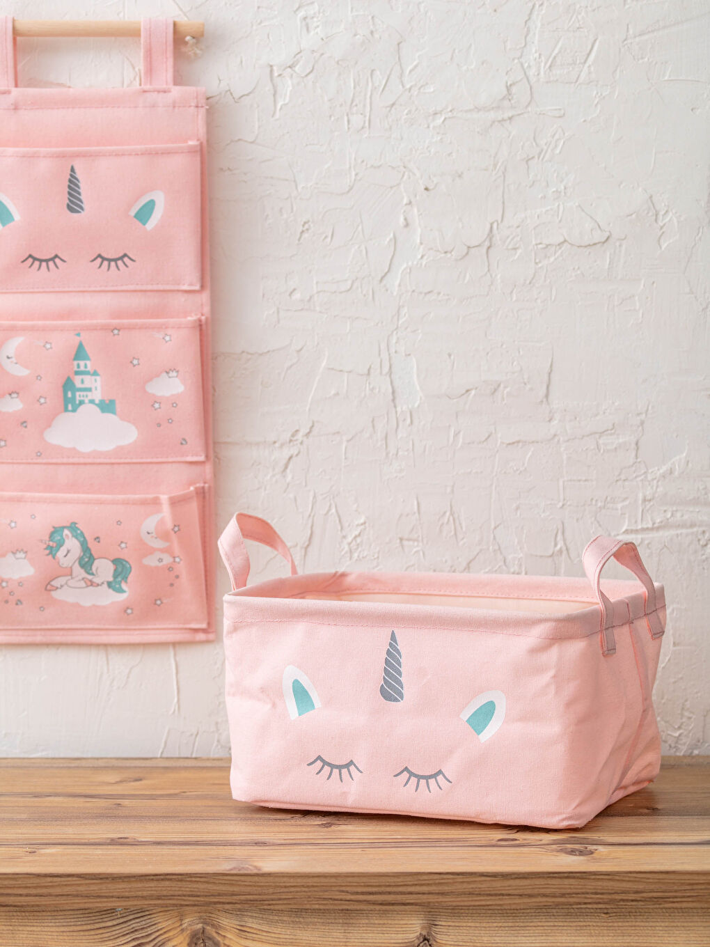 Karışık Baskılı Organizer Sepet 28x20x16 cm