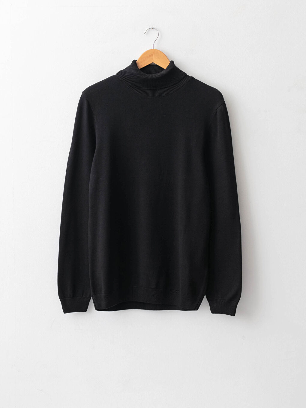 Half Turtleneck Long Sleeve Men's Knitwear Sweater