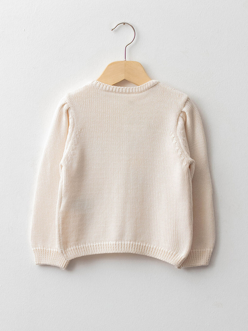 LCW baby Rundhalsausschnitt Langarm Gemusterte Baby Mädchen Strickjacke -W11849Z1-TH0