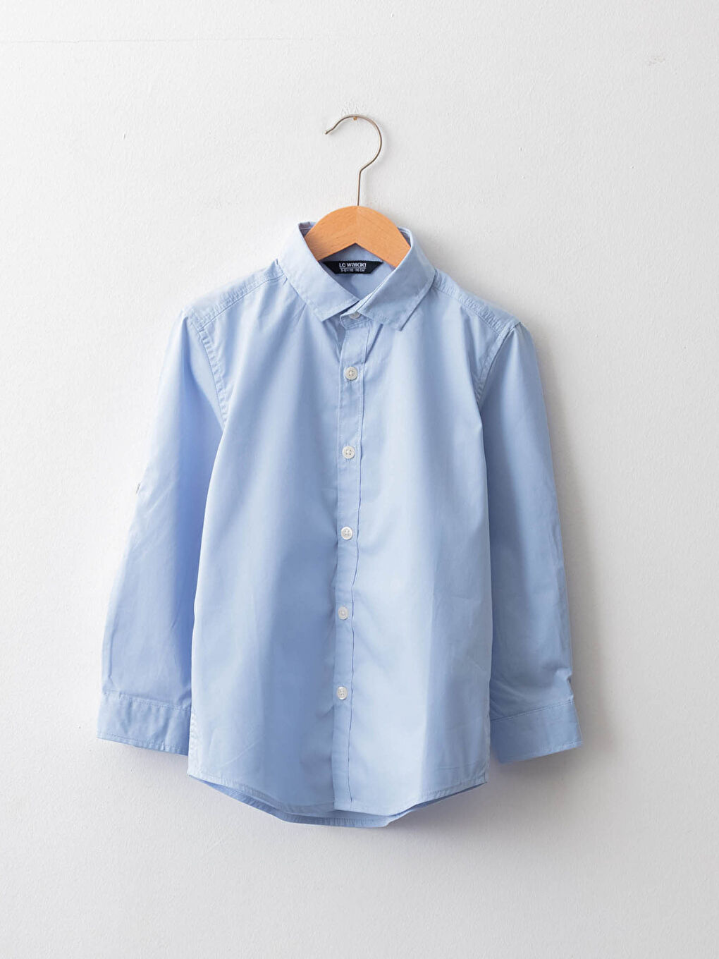 LCW Kids Osnovna Poplin Košulja za Dečake sa Dugim Rukavima -W12064Z4-J0M