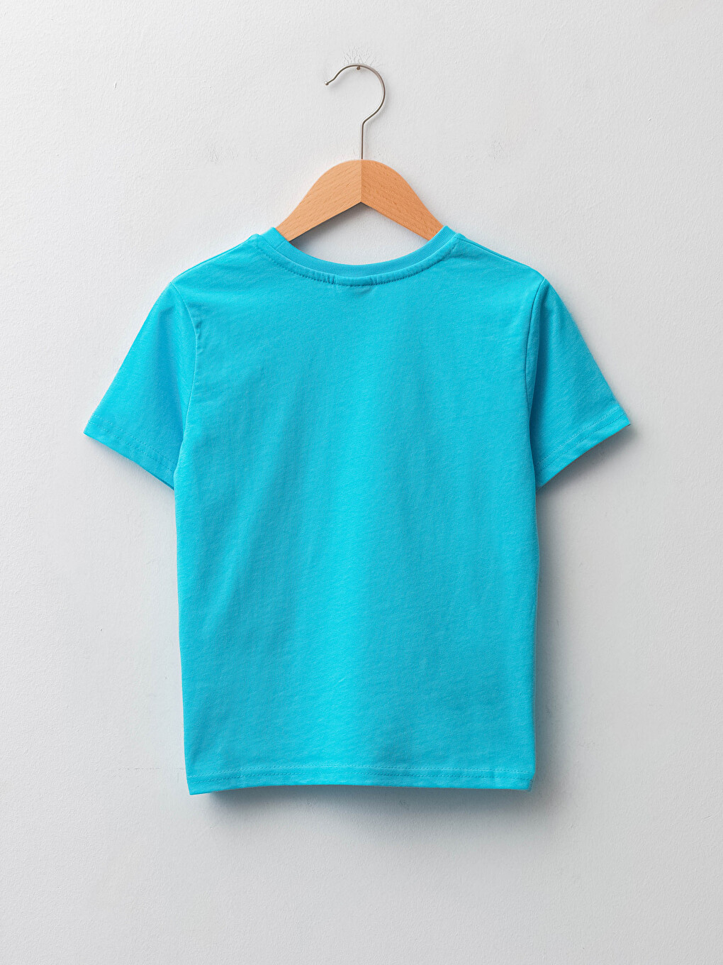 Crew Neck Basic Short Sleeve Boys' T-shirt-1