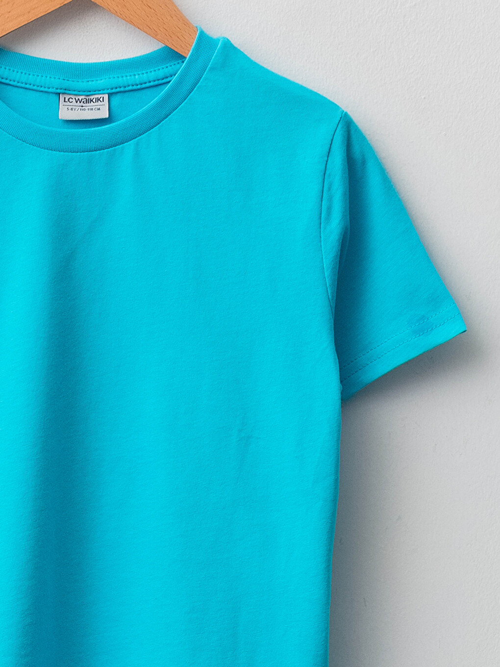 Crew Neck Basic Short Sleeve Boys' T-shirt-2