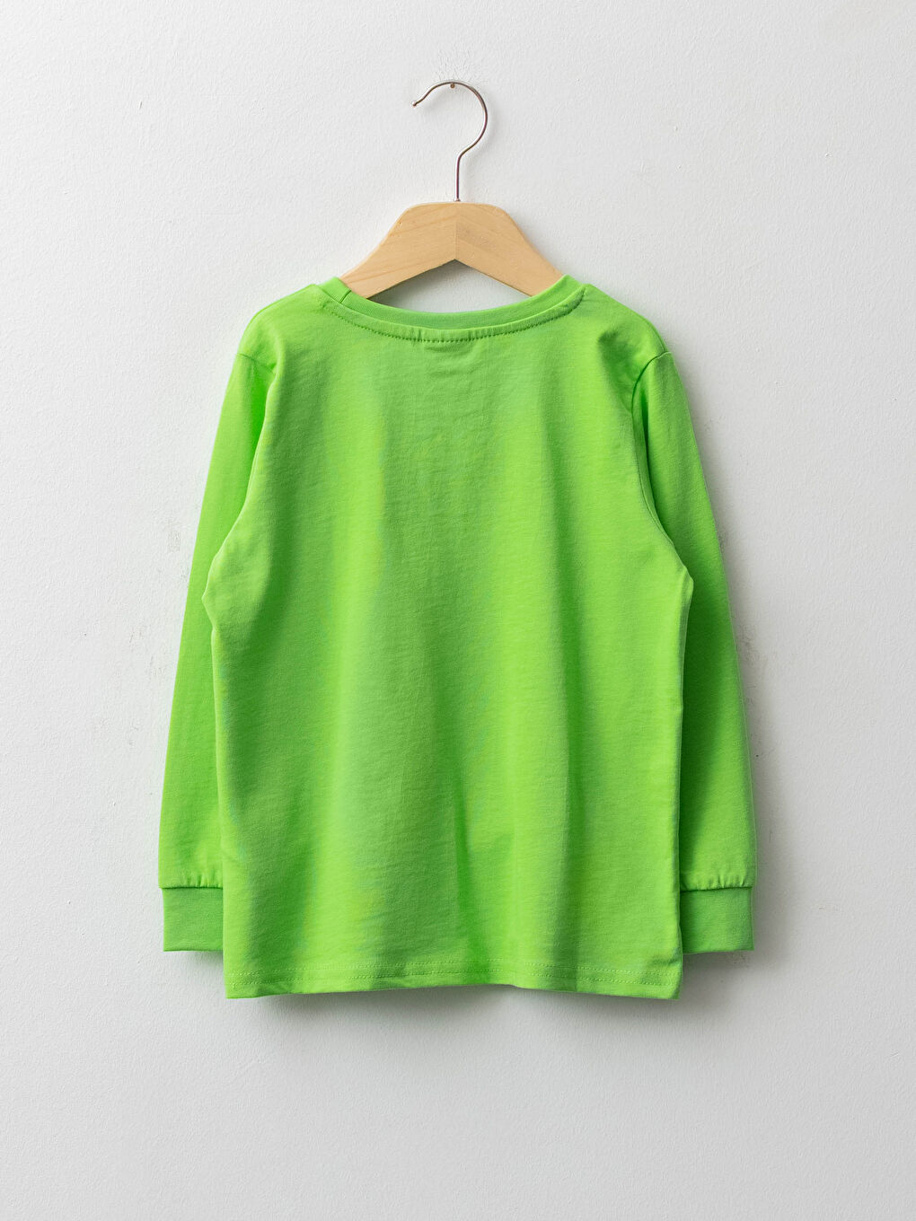 Футболка з довгим рукавом і принтом для хлопчиків з круглим вирізом горловини-1