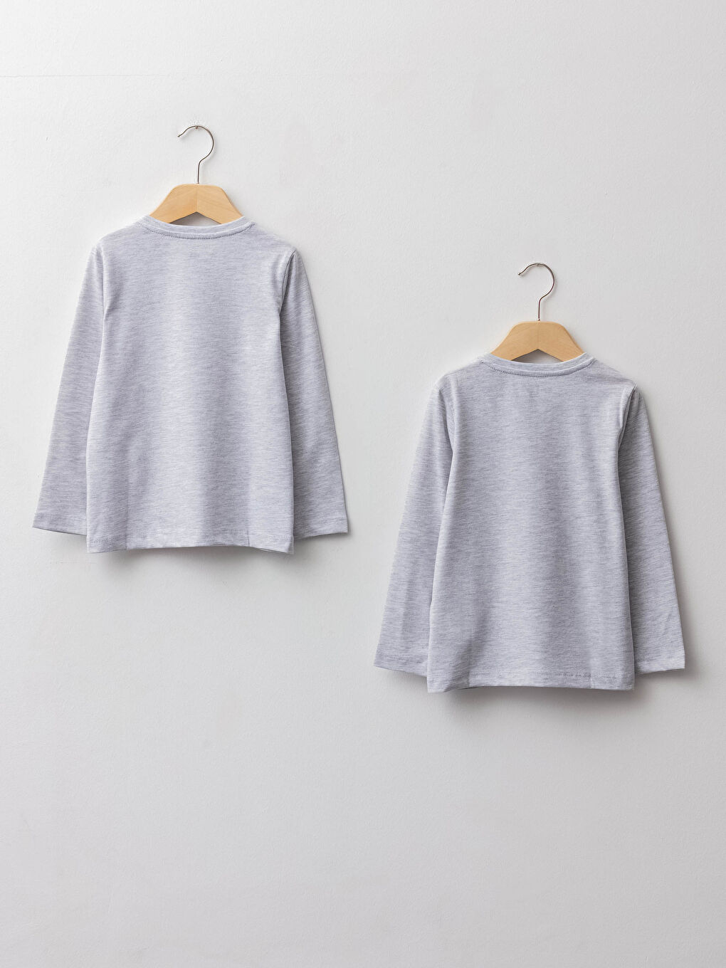 Crew Neck Long Sleeve Boy Undershirt 2-pack-1