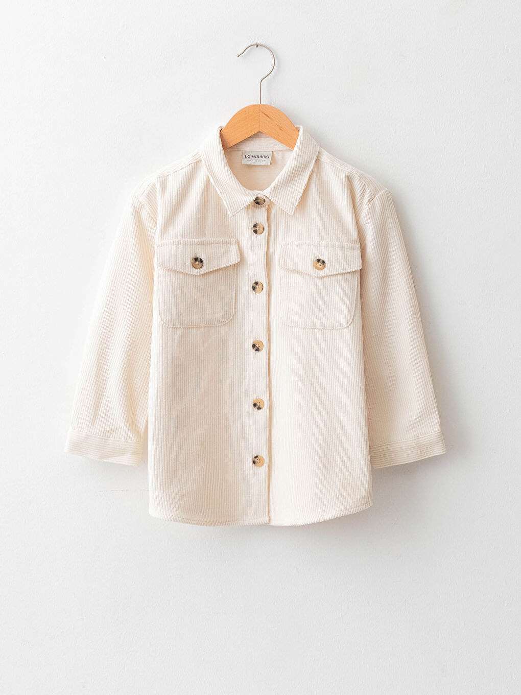 Basic Long Sleeve Velvet Girl Shirt