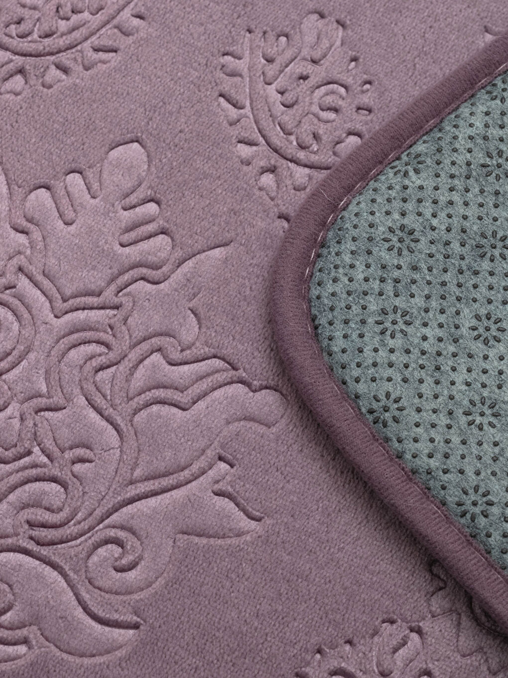 سجادة حمام منقوشة - مجموعتين-2