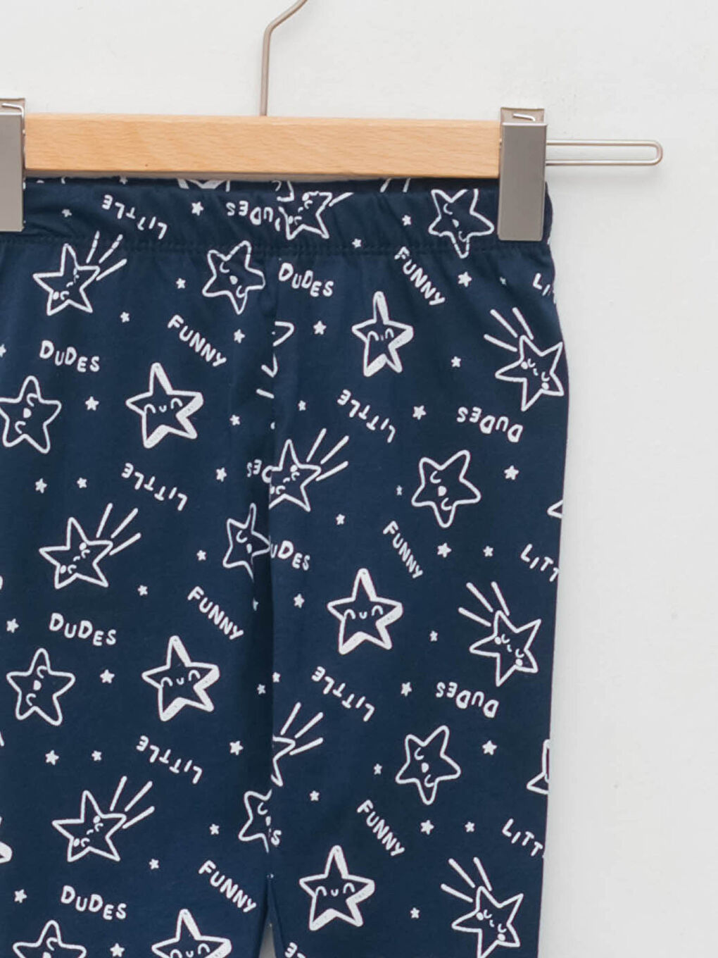 Shirt Collar Long Sleeve Printed Cotton Baby Boy Pajamas Set-2