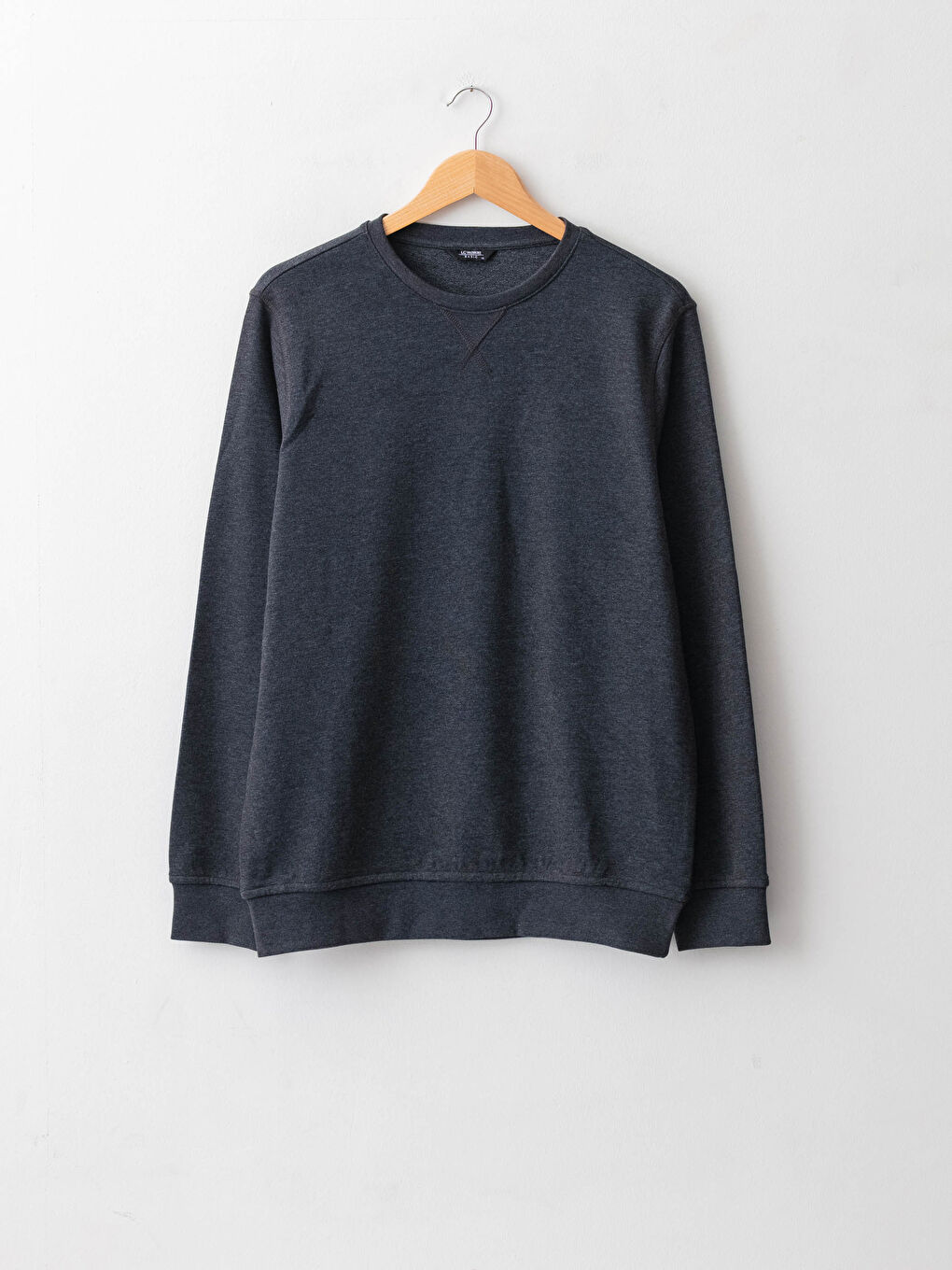 Crew Neck Long Sleeve Basic Men's Sweatshirt-5
