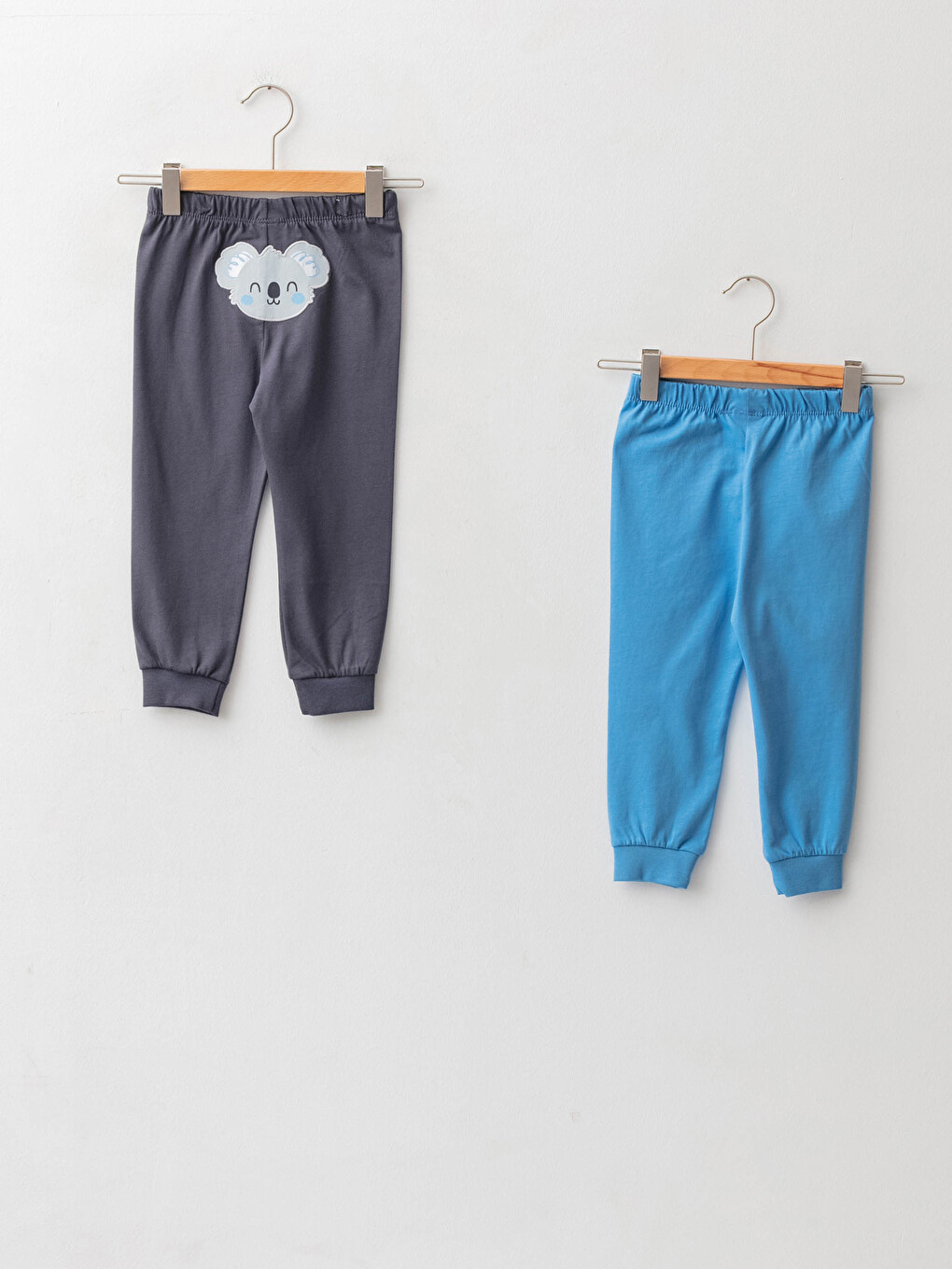 Elastischer Bund Baby Jungen Pyjama-Hosen 2er-Pack-1