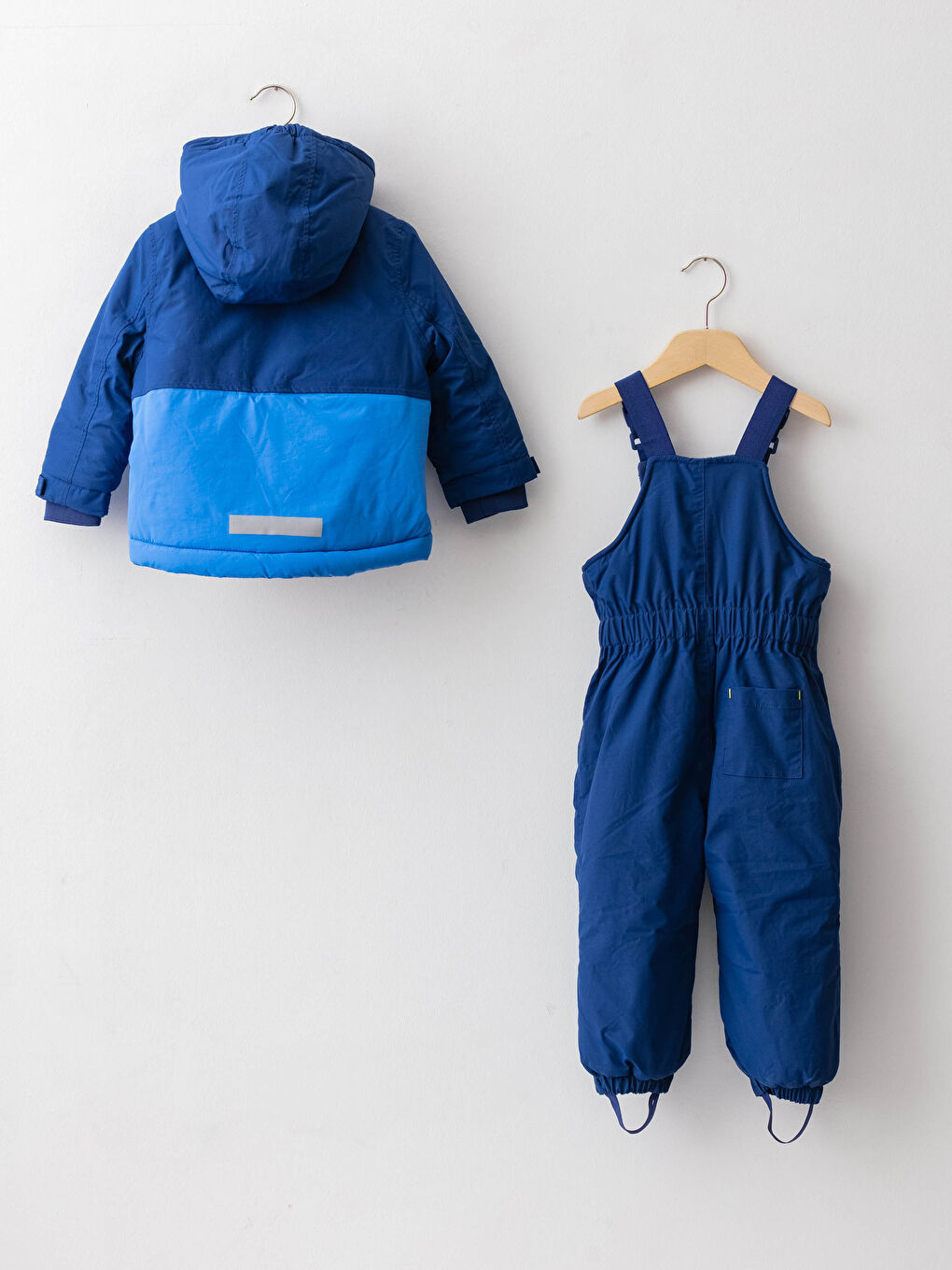 LCW baby Hooded Long Sleeve Baby Boy Ski Coat and Ski Jumpsuit 2-Piece Set -W12552Z1-HRS