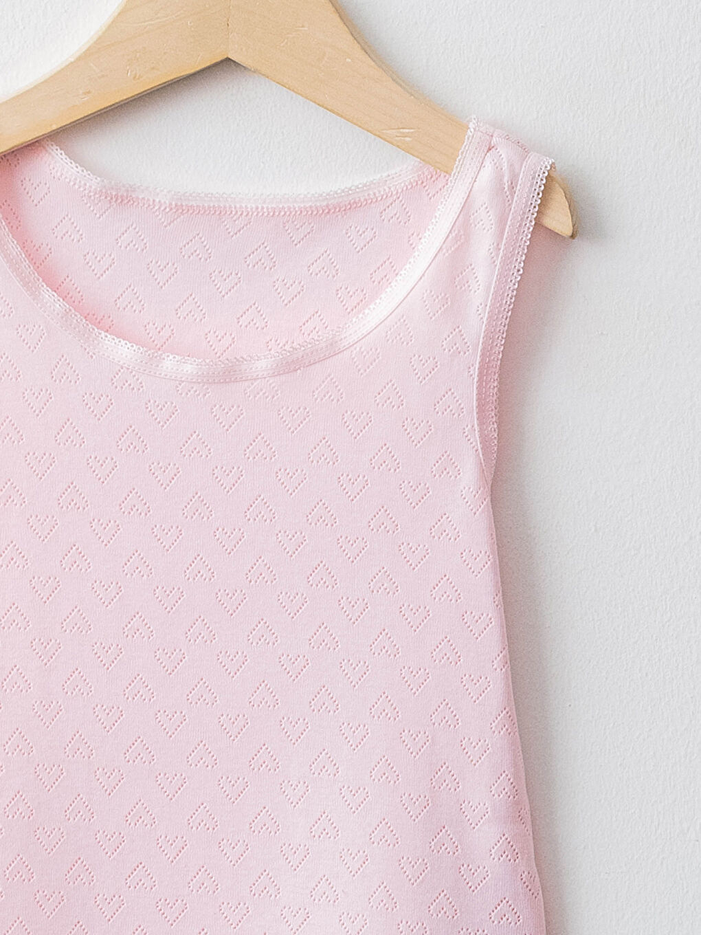 Beyaz Pamuklu Kız Çocuk Atlet 2'li-2