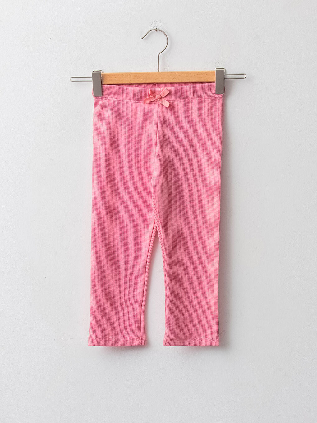 Elastic Waist Basic Cotton Baby Girl Sweatpants