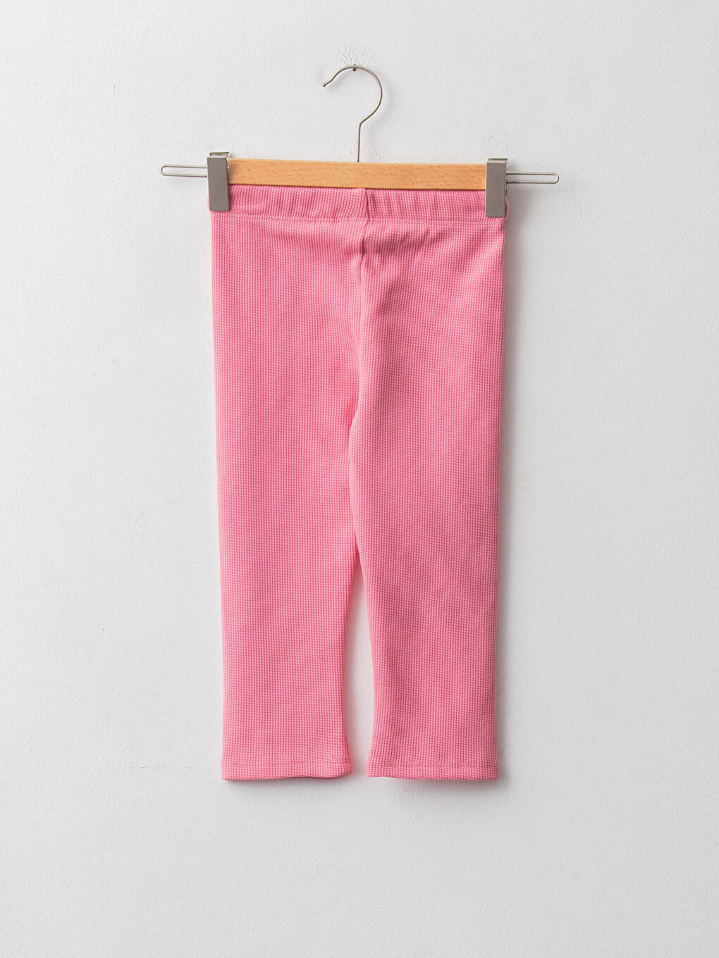 Elastic Waist Basic Cotton Baby Girl Sweatpants-1