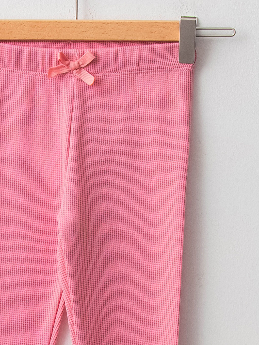 Elastic Waist Basic Cotton Baby Girl Sweatpants-2