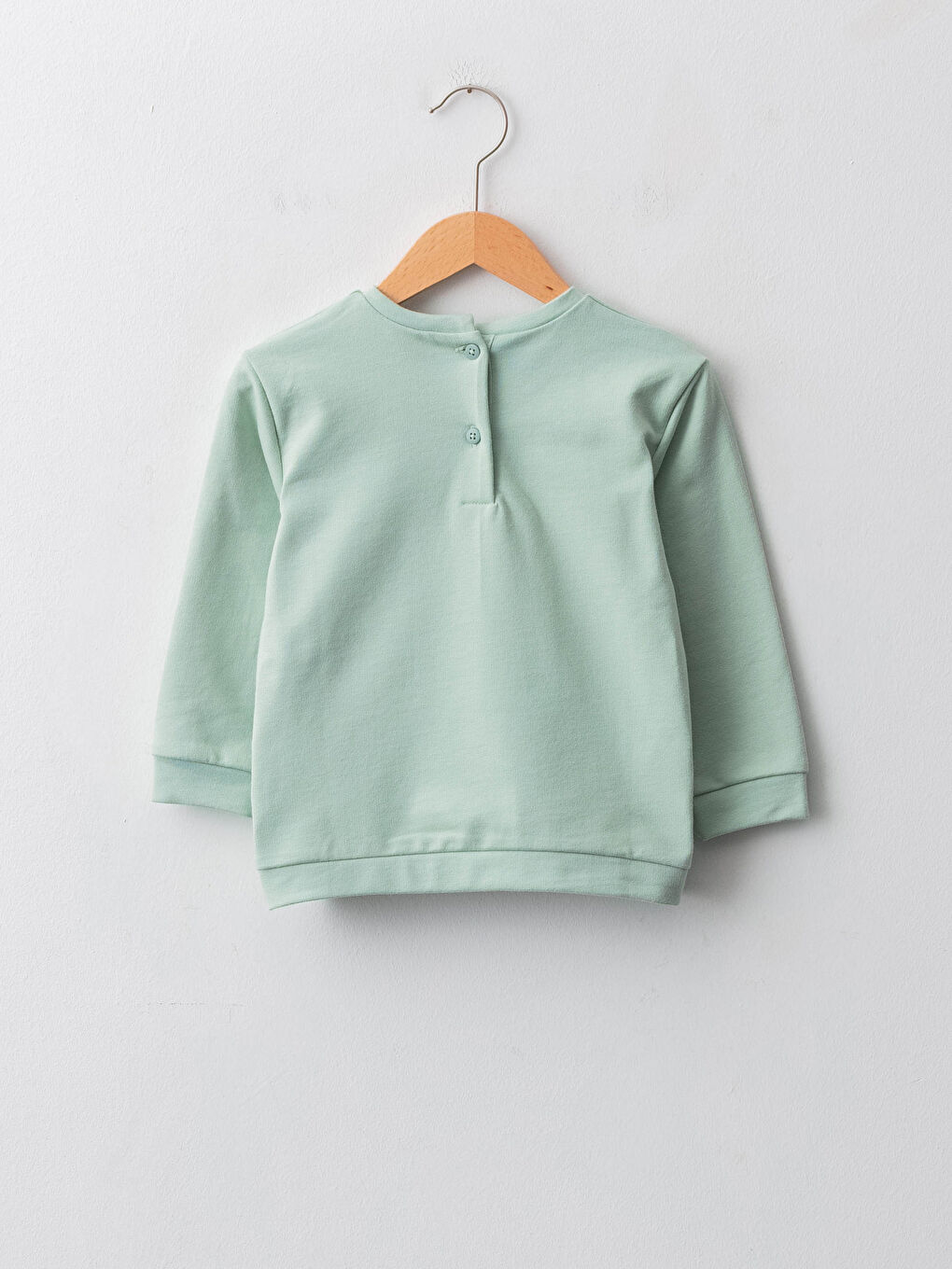 LCW baby Rundhalsausschnitt Langarm Bedrucktes Baby Mädchen Sweatshirt -W13510Z1-GJM