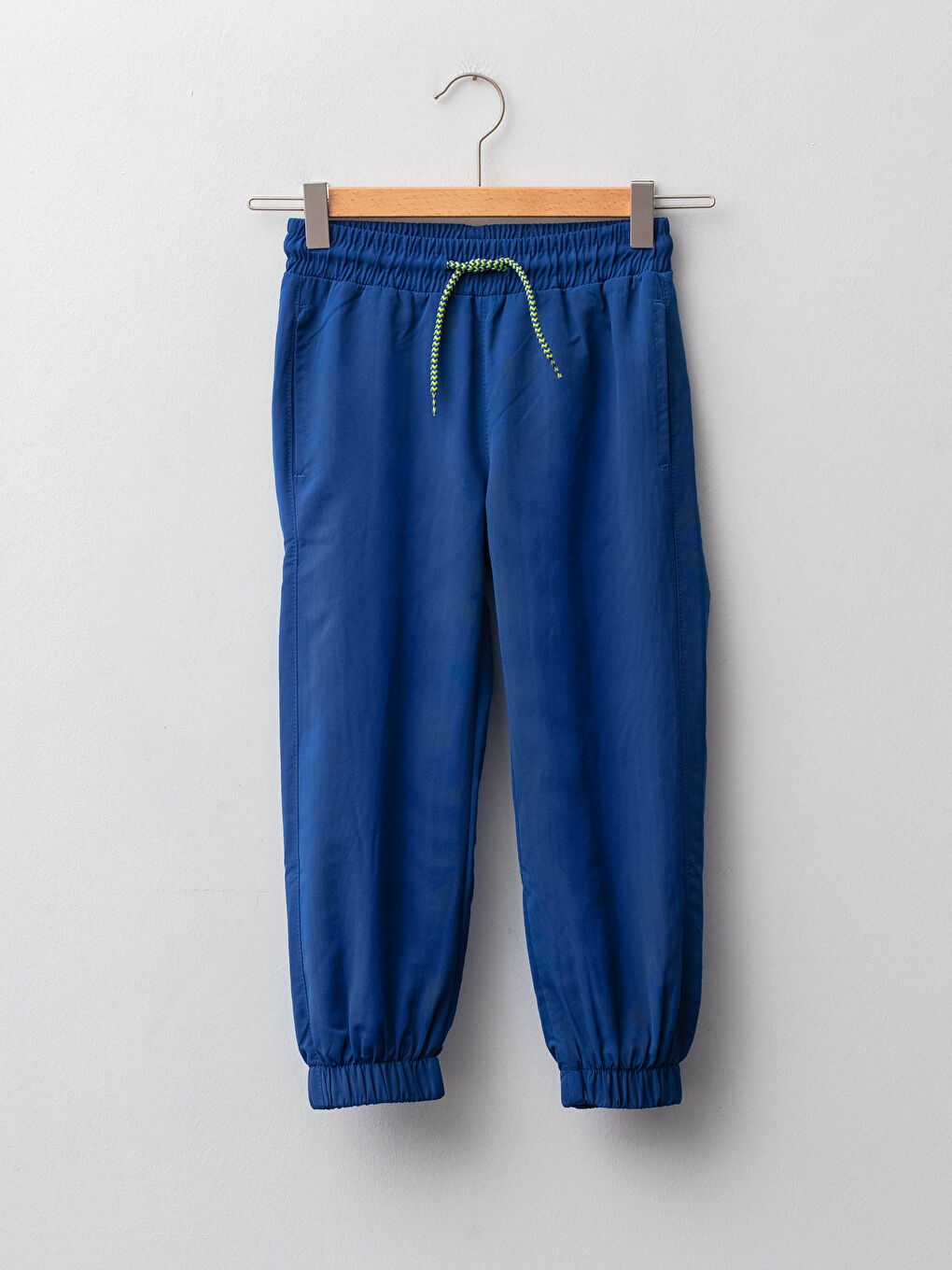 Elastic Waist Printed Fleece Lined Boys Trousers