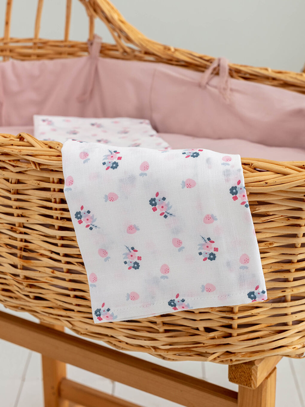 Baskılı Unisex Bebek Muslin Bez-1