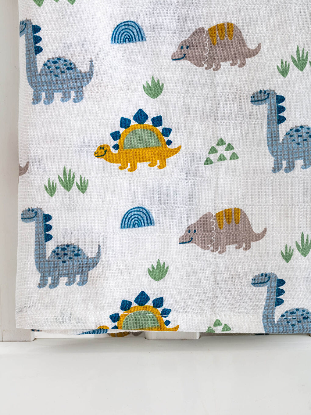 Couverture mousseline en coton imprimée unisexe pour bébé-1