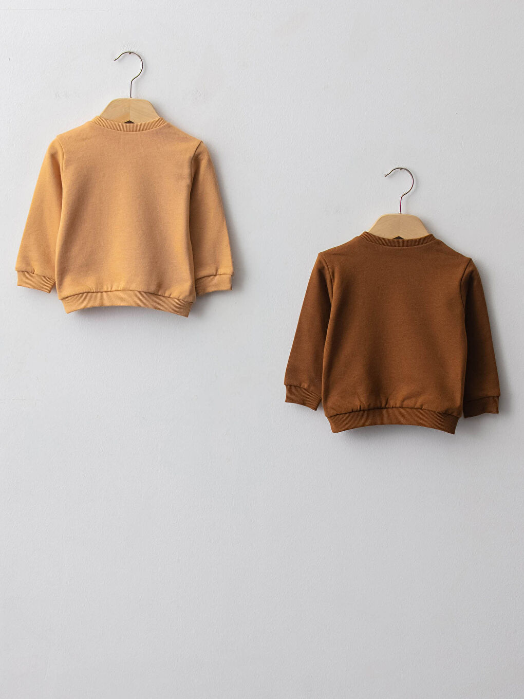 Crew Neck Long Sleeve Printed Baby Boy Sweatshirt 2-Pack-1