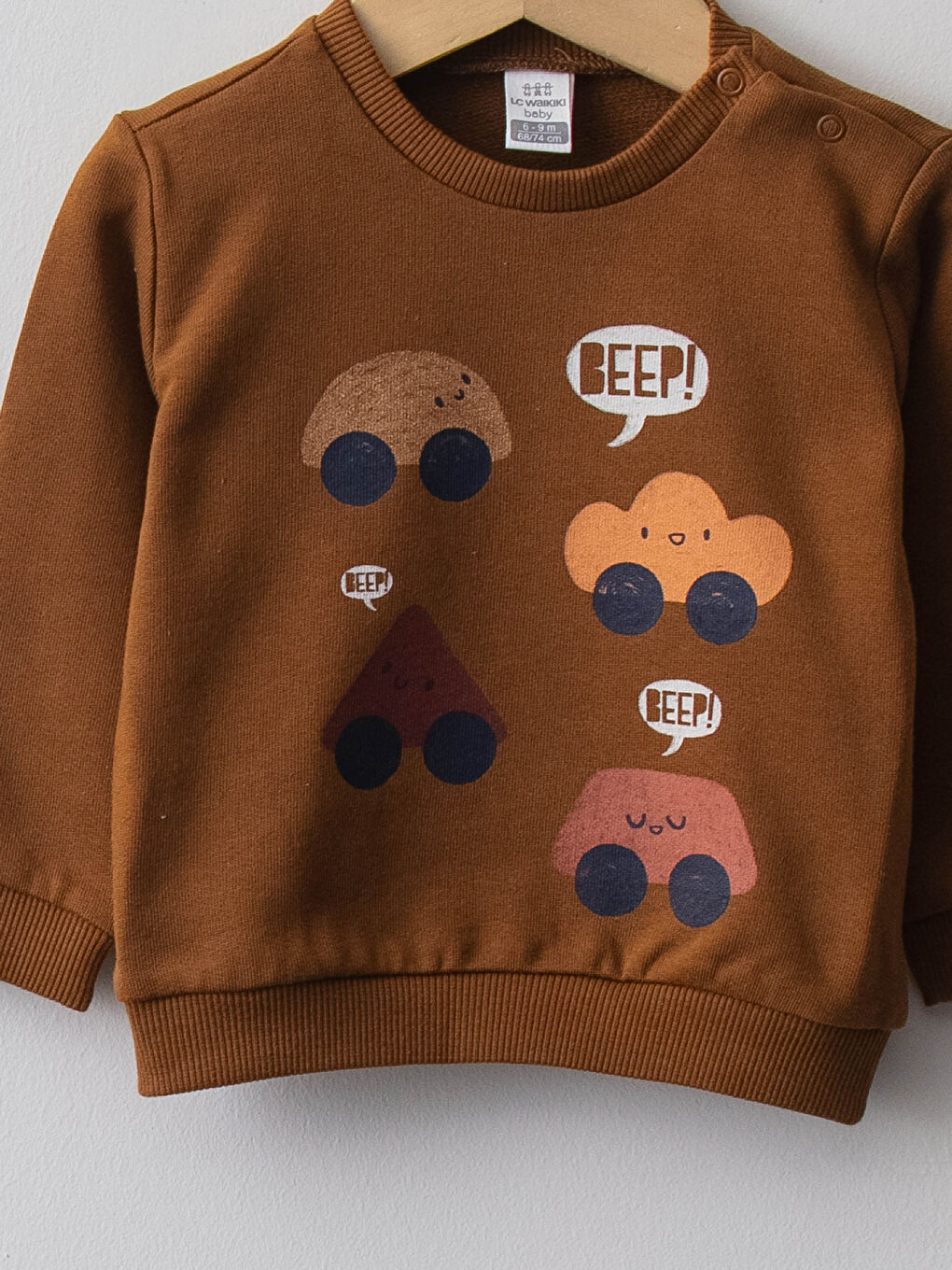 Crew Neck Long Sleeve Printed Baby Boy Sweatshirt 2-Pack-2