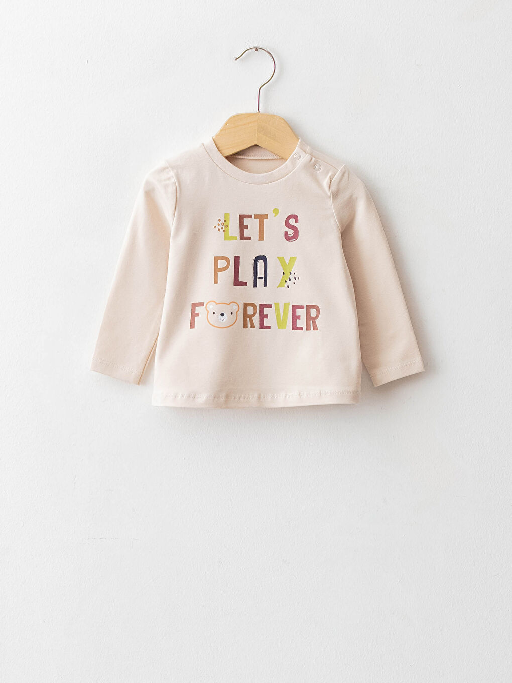 Футболка Для Малышей Мальчиков Хлопковая С Принтом С Длинным Рукавом И Круглым Вырезом