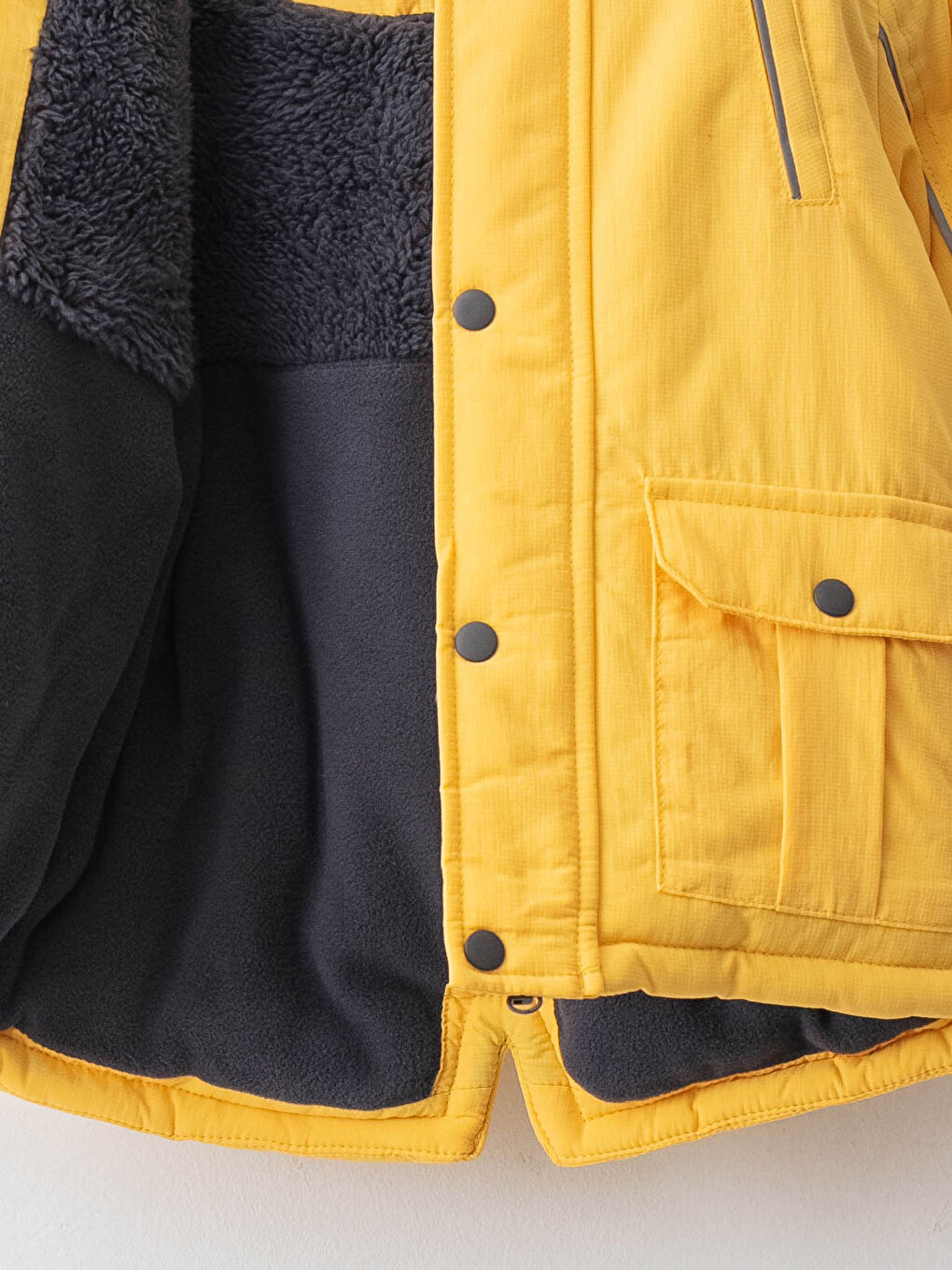 LCW baby Hooded Long Sleeve Basic Baby Boy Zippered Coat -W13885Z1-QWA