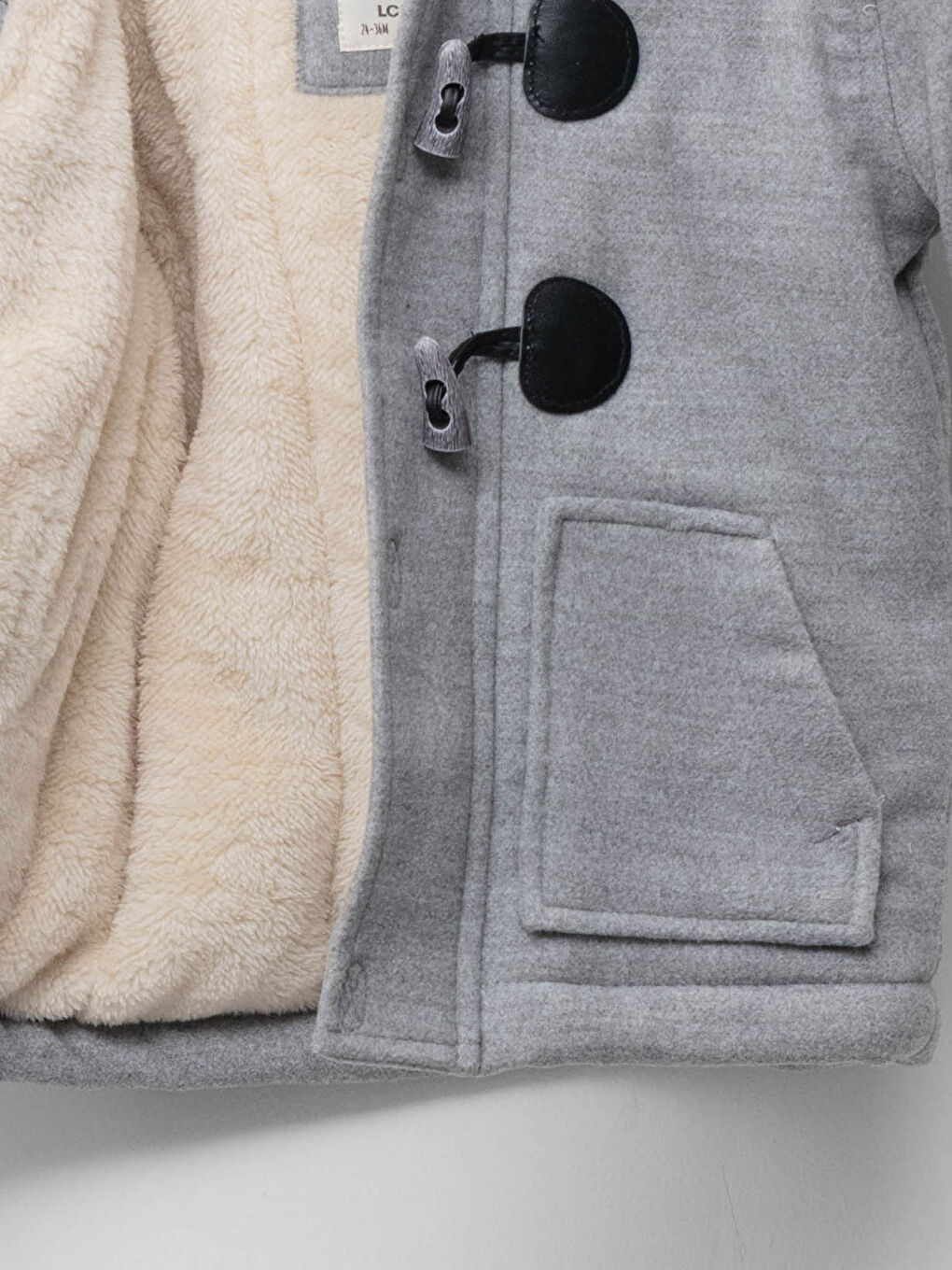 Hooded Basic Long Sleeve Baby Boy Coat-2