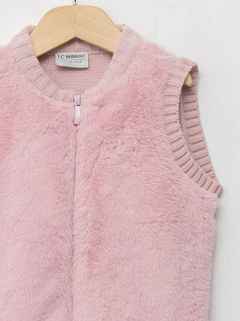 Crew Neck Basic Girl Tricot Vest-2
