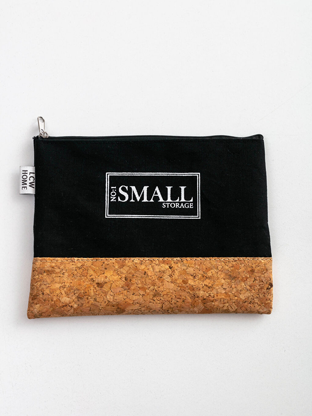 حقيبة مكياج مطبوعة بشعار 21x15 سم-1