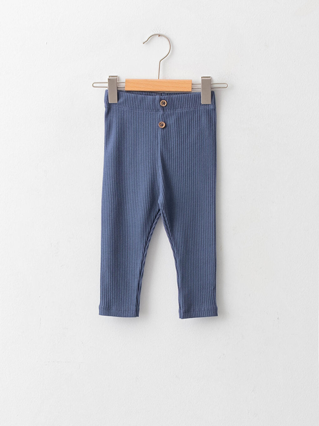 بنطلون طفل صغير قطني أساسي بخصر مطاطي