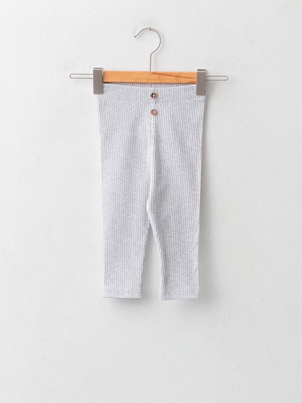 Basic Cotton Baby Boy Trousers With Elastic Waist