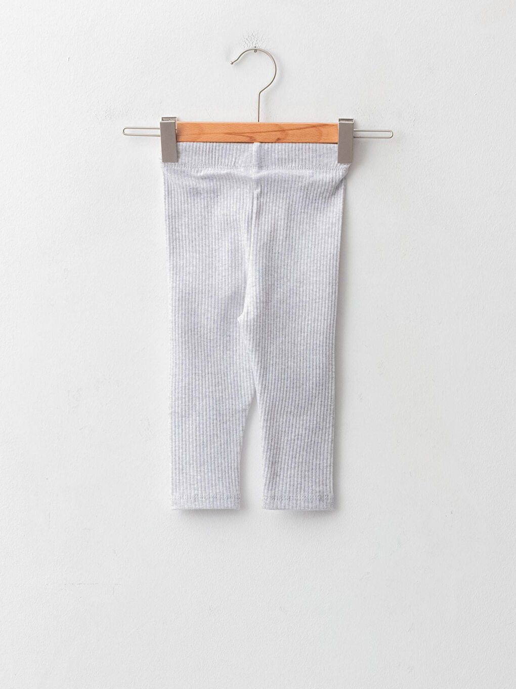 Basic Cotton Baby Boy Trousers With Elastic Waist-1