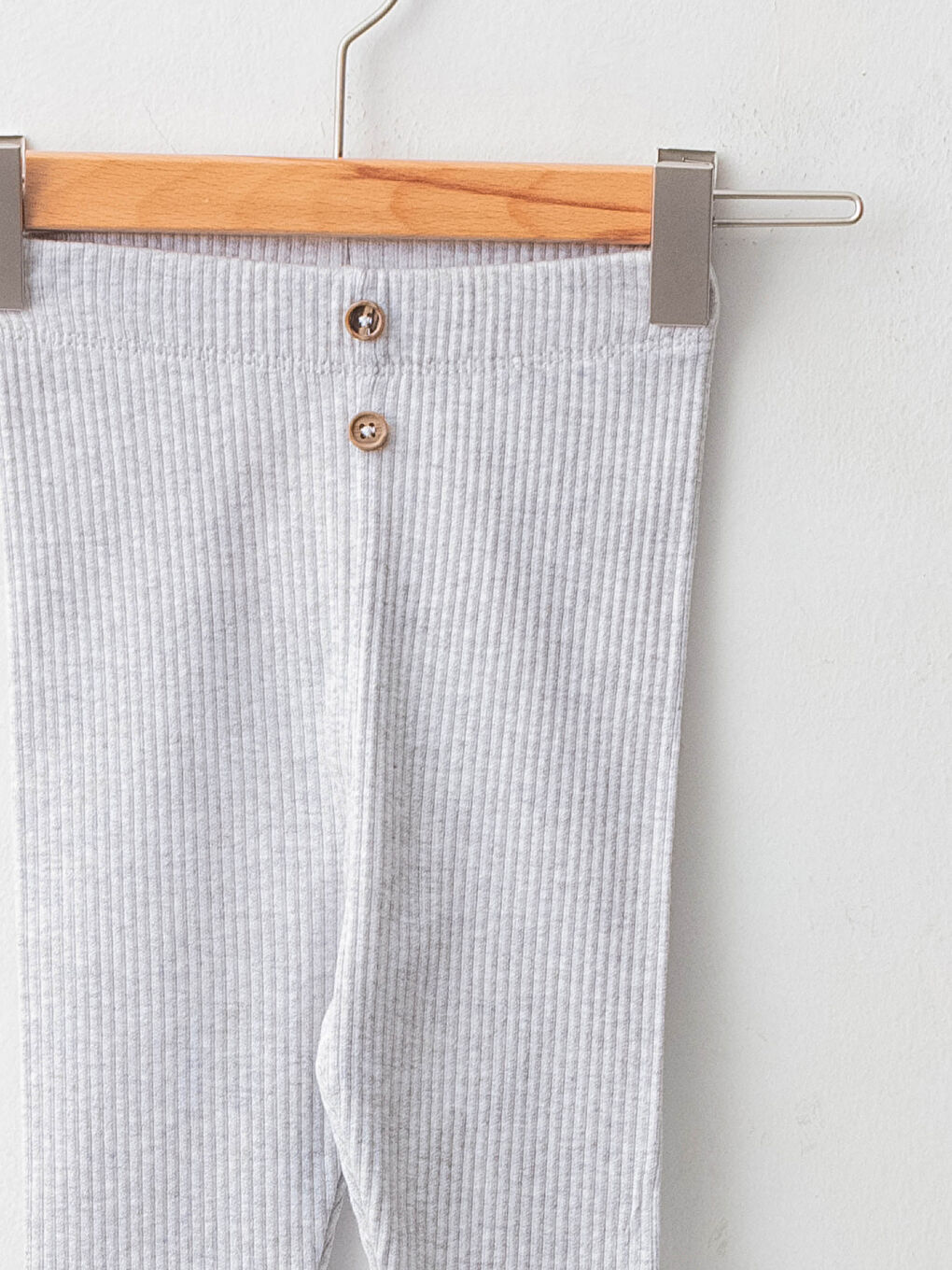 Basic Cotton Baby Boy Trousers With Elastic Waist-2