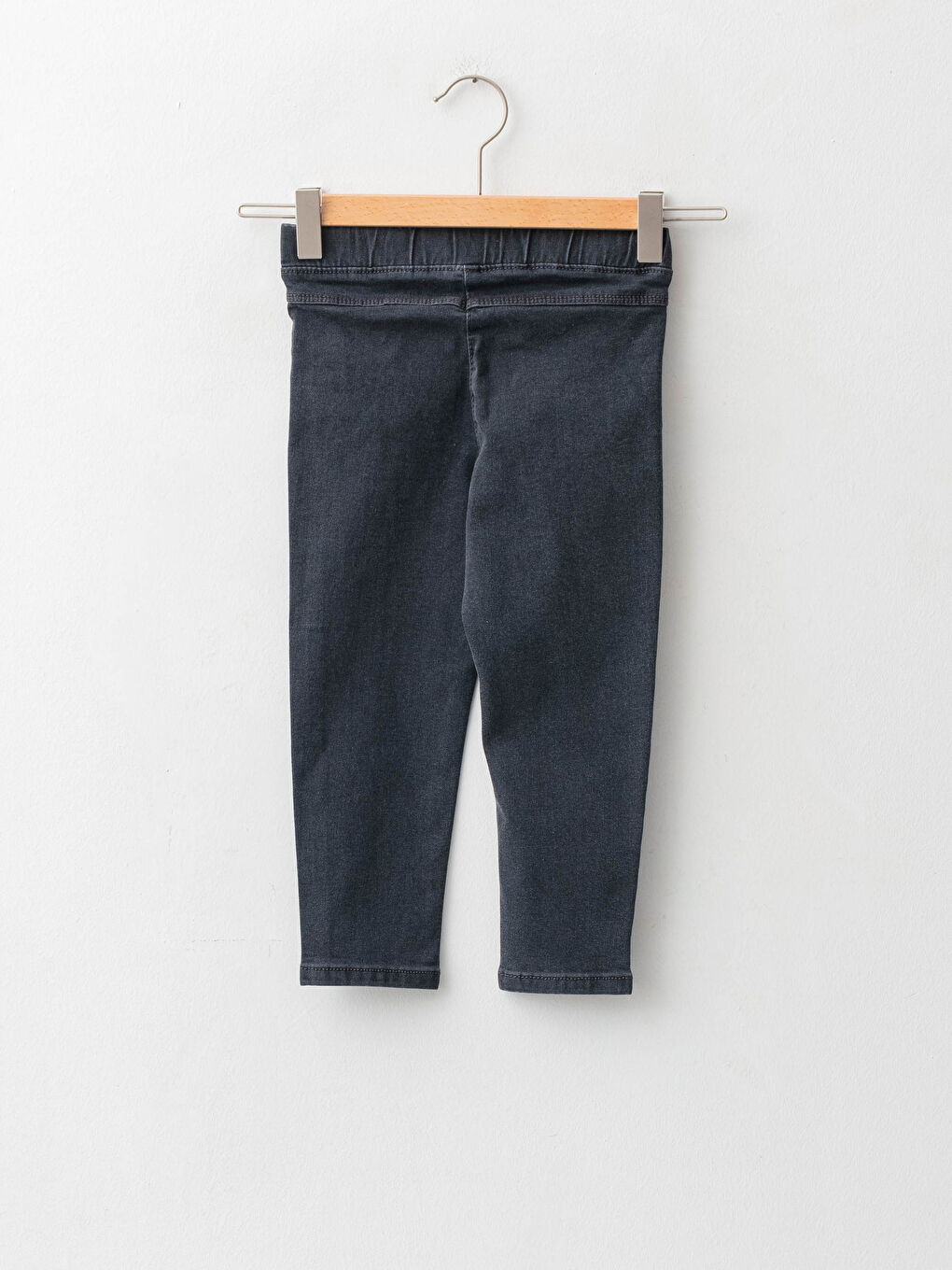 Elastic Waist Jegging Fit Basic Baby Girl Jean Pants -W15111Z1-GRD