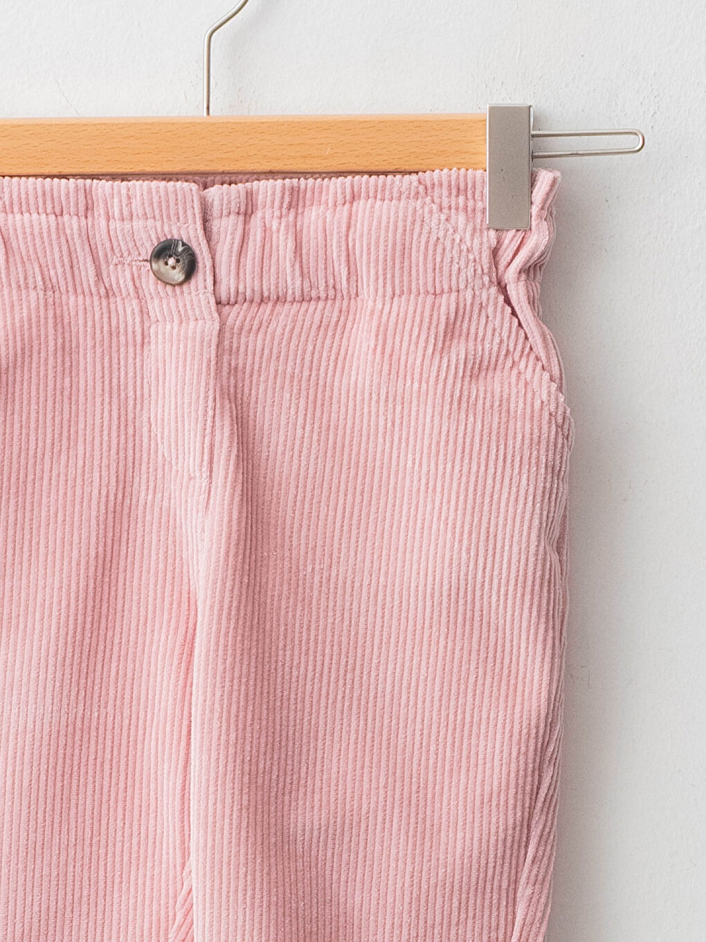 LCW baby Baggy Fit Basic Corduroy Baby Girl Pants -W15155Z1-FHP