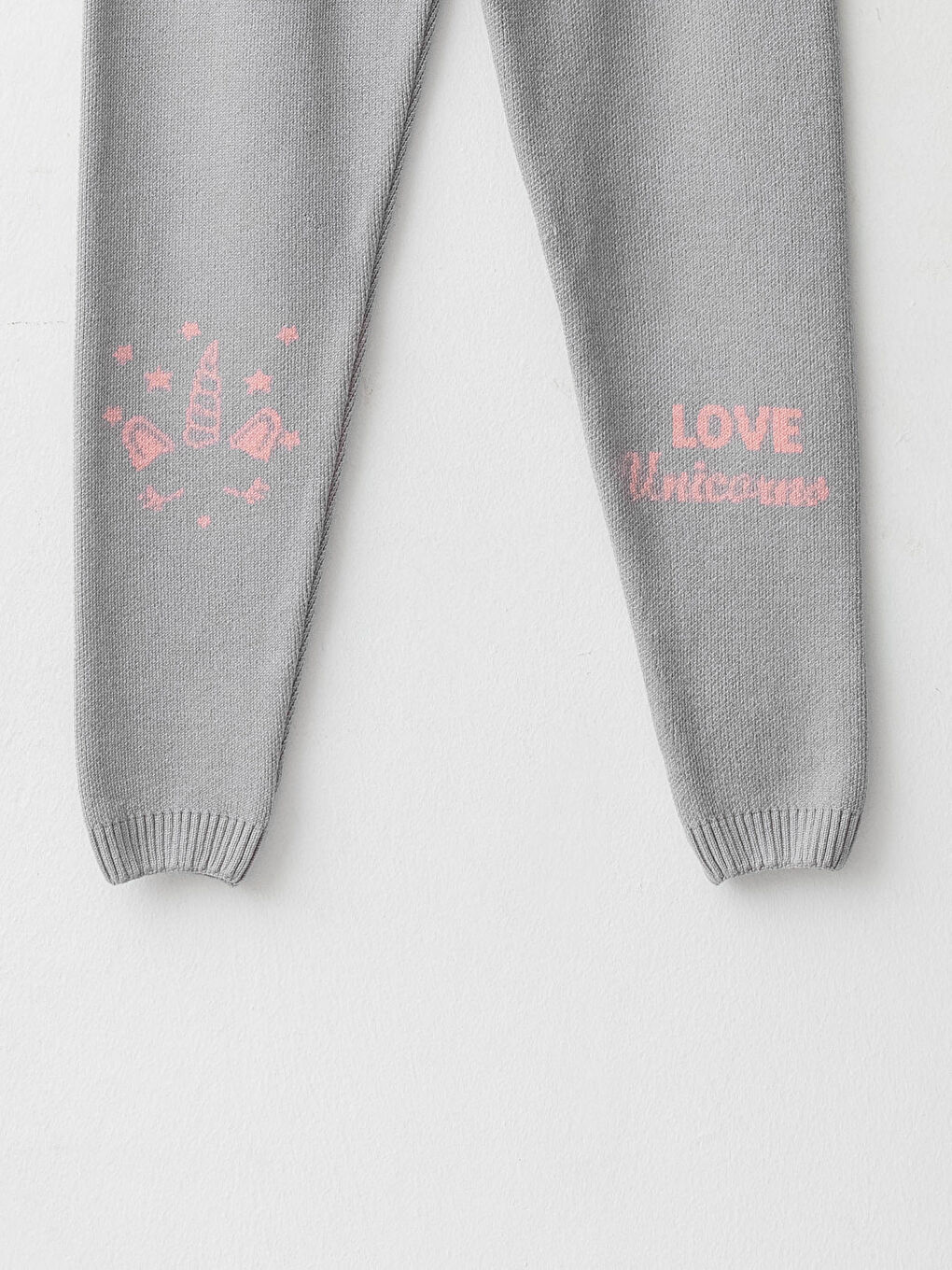 Elastic Waist Patterned Girl Tricot Tights-2