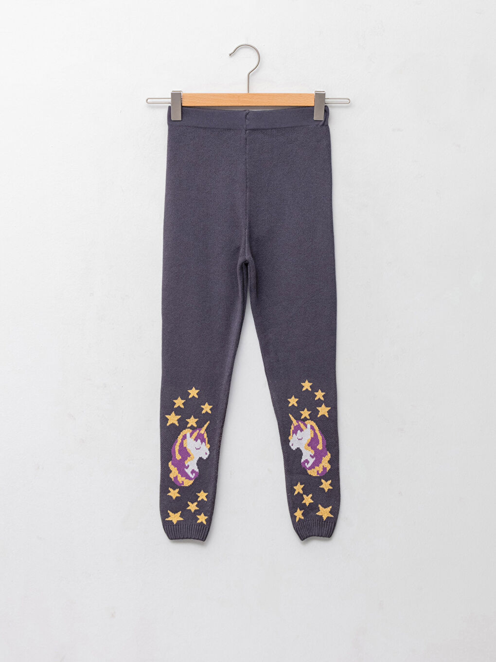 Elastic Waist Patterned Girl Tricot Tights