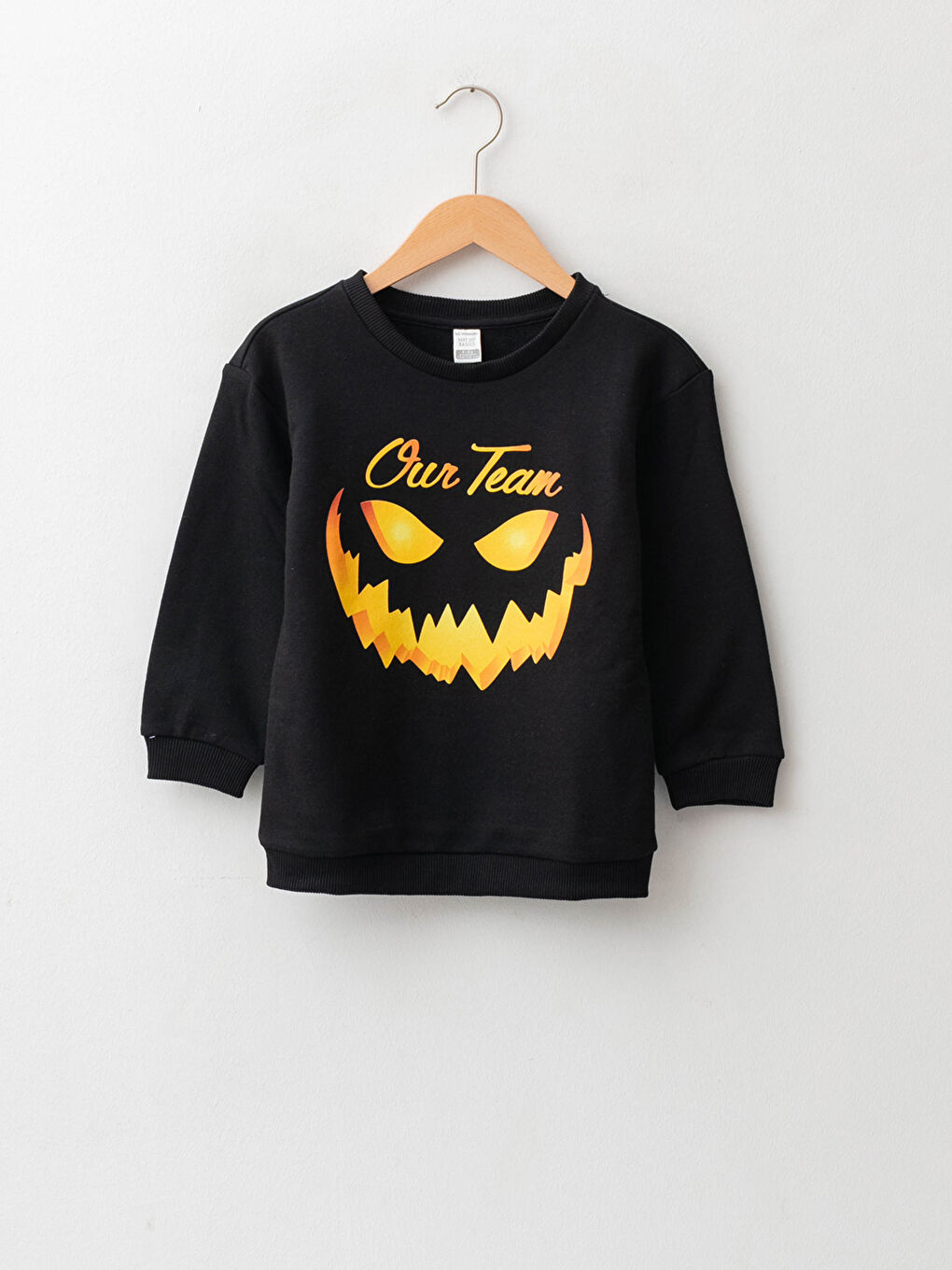 LC Waikiki Crew Neck Long Sleeve Printed Baby Boy Sweatshirt Father and Son Combination -W15330Z1-CVL