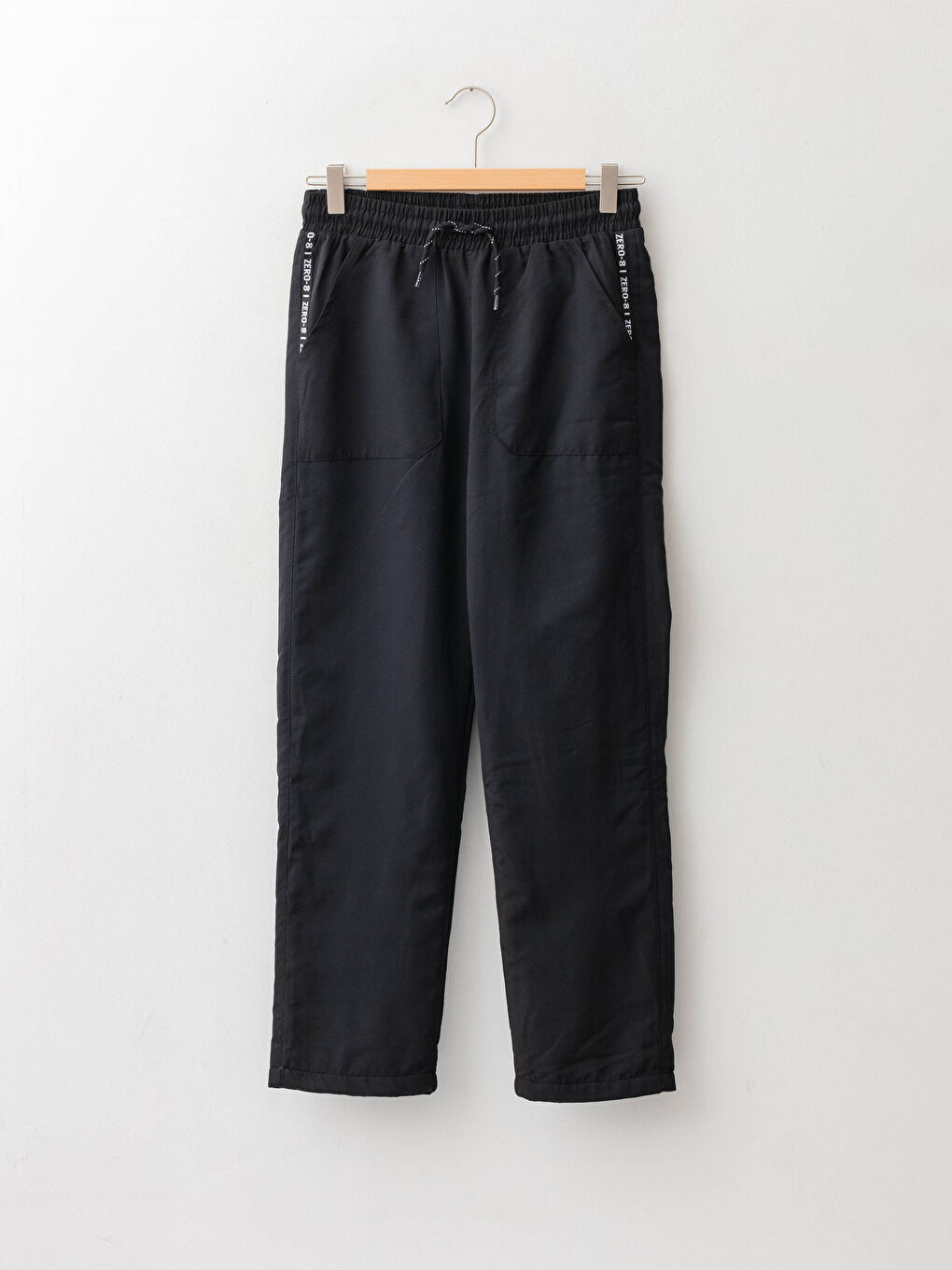 Pantalon Garçon Imprimé à Taille Élastique Doublé en Polaire-1