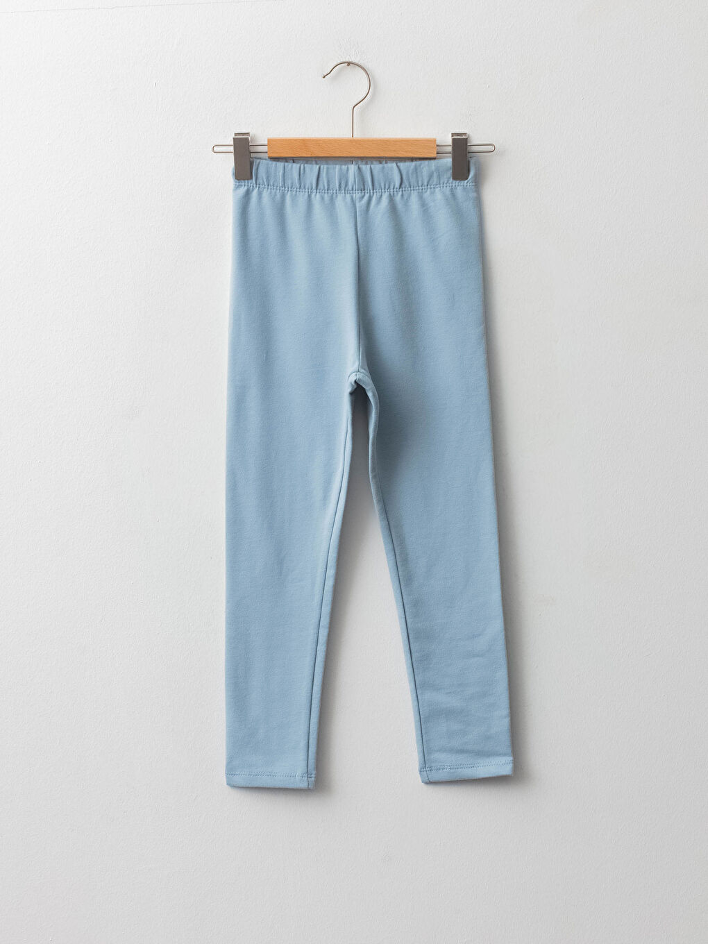 بنطلون ليجن طويل بناتي بوسط مطاطي بسيط