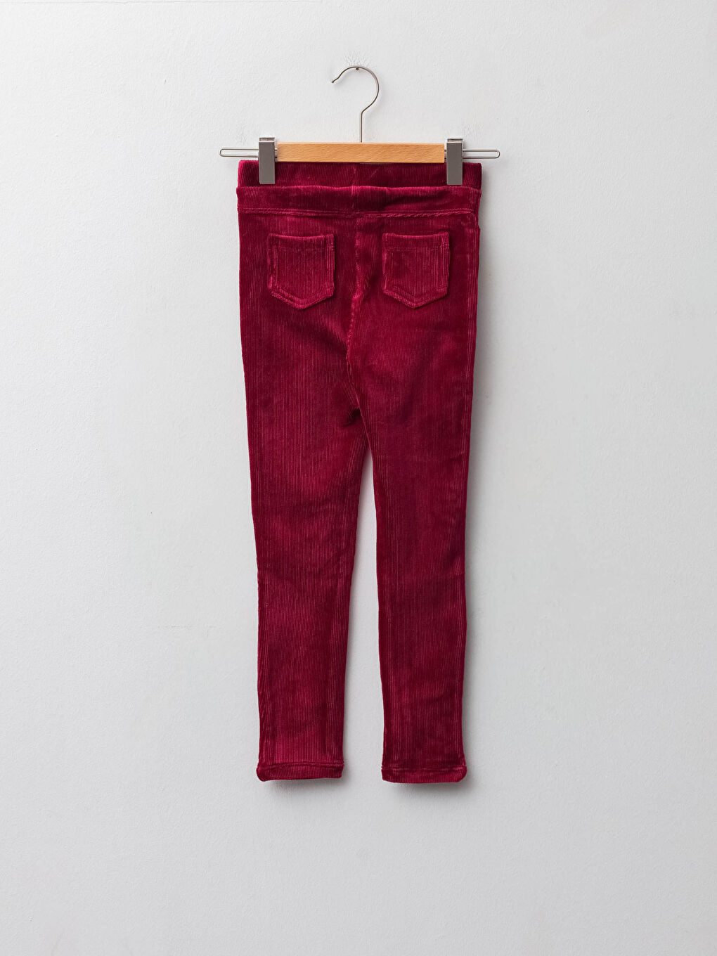 Қыздарға арналған барқыт ұзын леггинстер орта белді-1