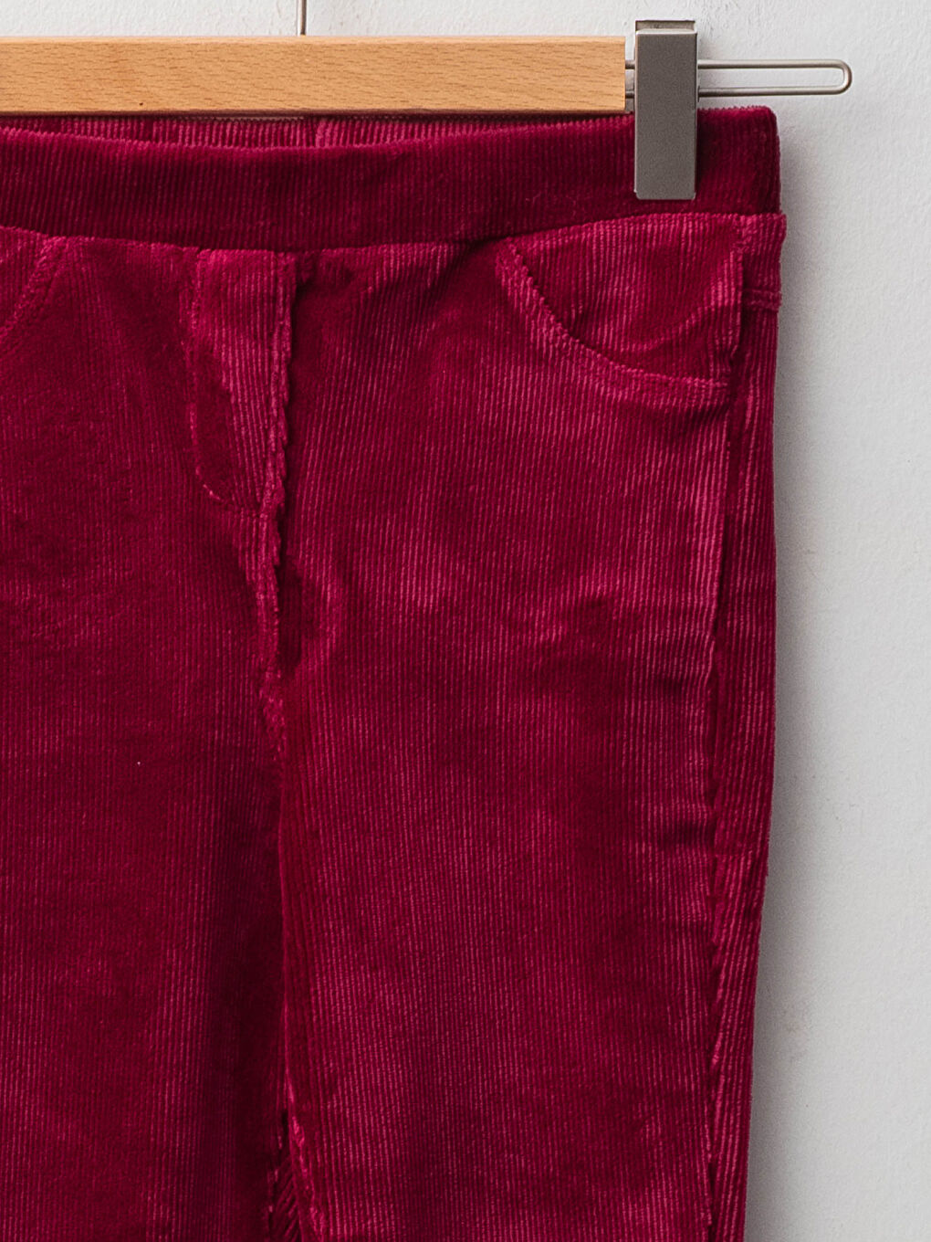 Қыздарға арналған барқыт ұзын леггинстер орта белді-2