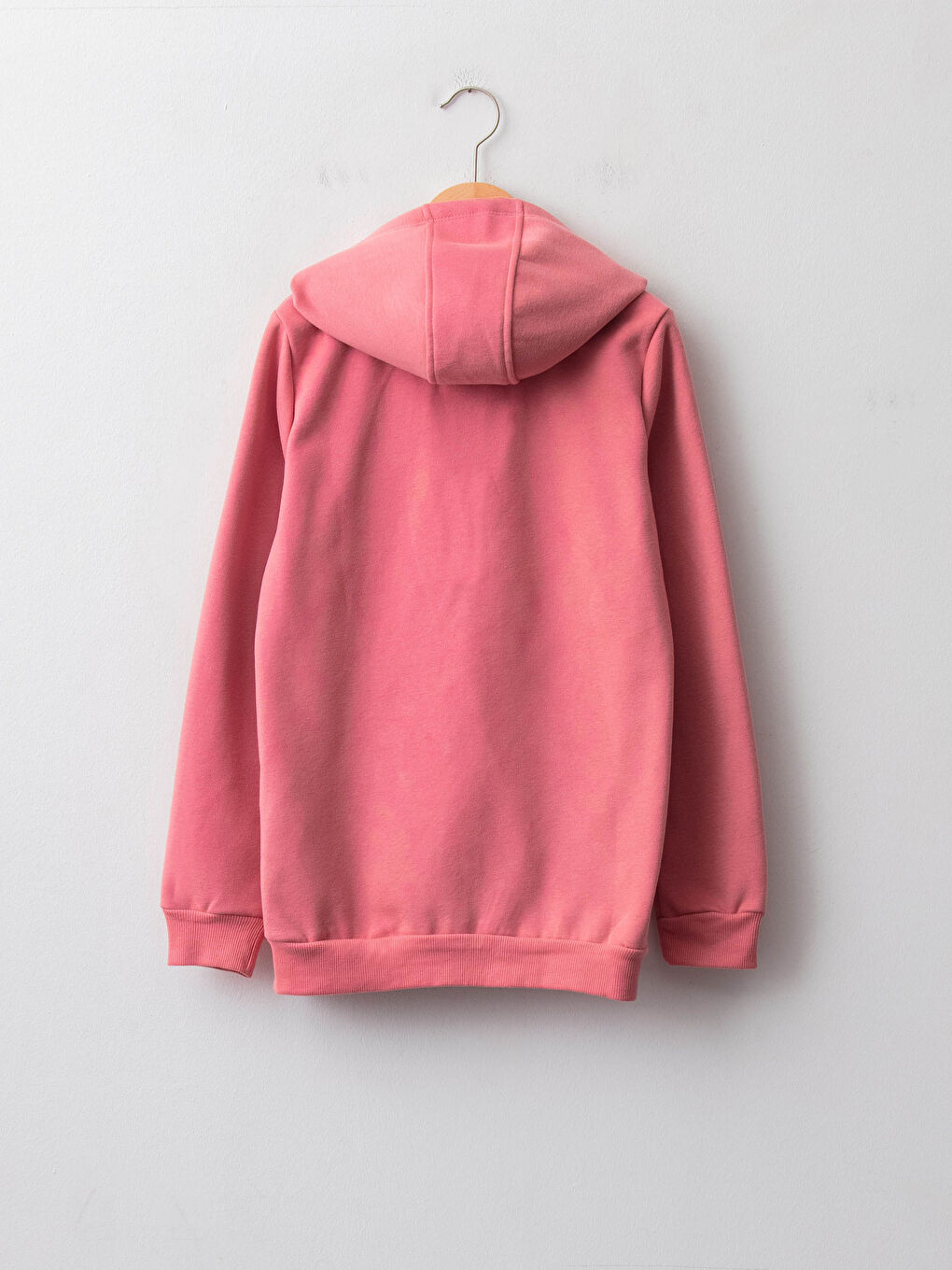 қыздарға арналған капюшонды негізгі ұзын жеңді сыдырмалы свитшот-1