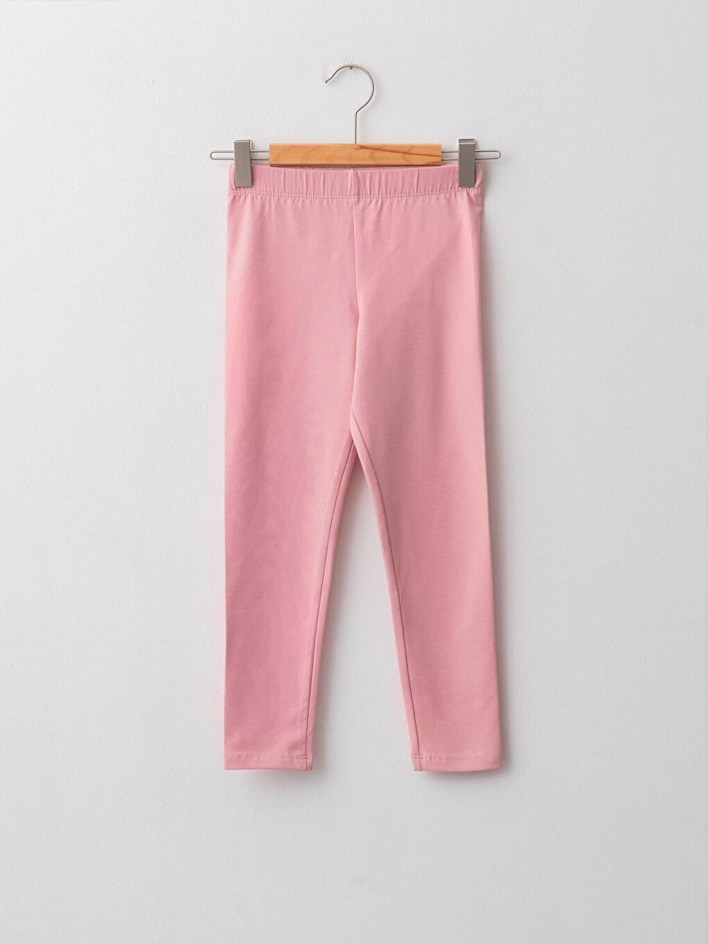 Elastic Waist Basic Cotton Girl Long Leggings