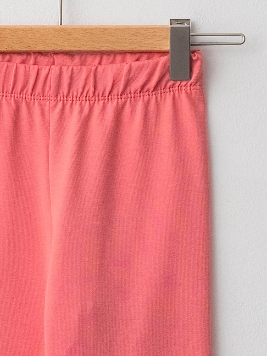 Elastic Waist Basic Cotton Girl Long Leggings-2